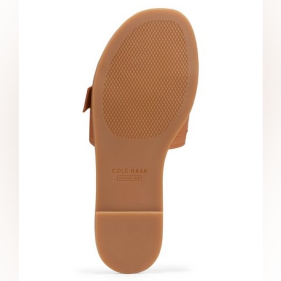 ๐ฃCOLE HAAN Charlotte Slide Sandal in Pecan Leather - Picture 6 of 14